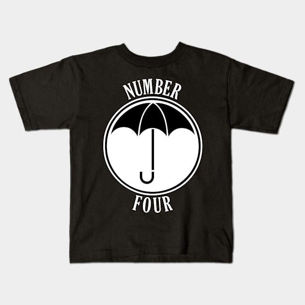 Umbrella Academy - Number Four Kids T-Shirt by Dopamine Creative